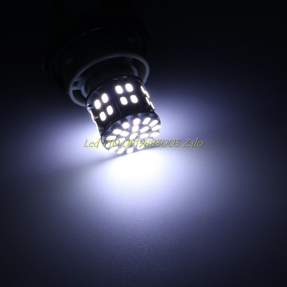 Đèn hậu phanh xi nhan ô tô xe máy 1157 BAY15D/ 1156 Ba15s 50SMD 1206 12V