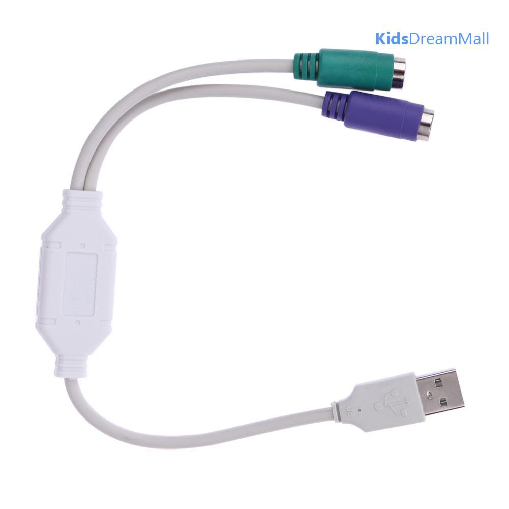 Đầu Chuyển Đổi Usb Sang Ps2 Hình Tròn