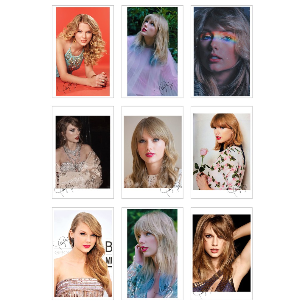 Lomo Card 54 ảnh TAYLOR SWIFT ( kèm chữ ký)