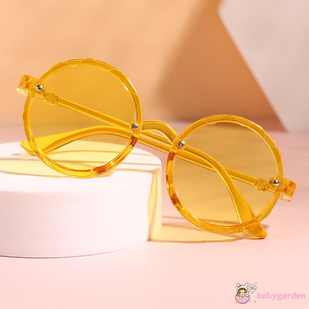 BABYGARDEN-2-10years Kids Sunglasses, Flower Pattern Anti-UV Sunglasses Photography Props for Boys and Girls