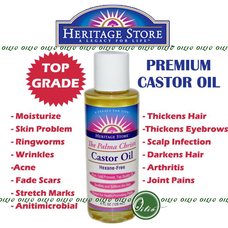 Lọ mascara Castor oil Dầu Thầu Dầu The Palma Christi Castor Oil dưỡng mi 8ml