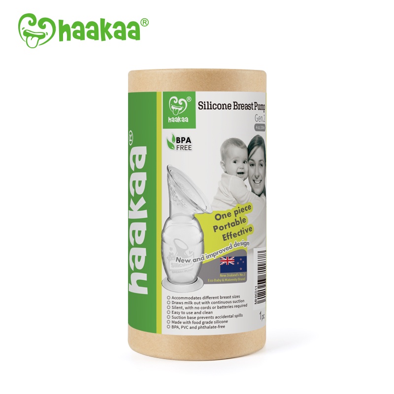 Cốc hứng sữa silicone Gen.2 Haakaa | Dung tích 100ml và 150ml | Phễu hứng hút sữa rảnh tay