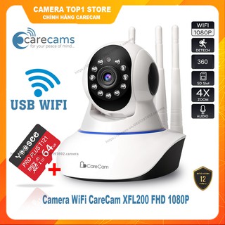 Camera wifi carecam 3 râu fhd 1080p thế hệ mới - hình ảnh fhd sắc nét