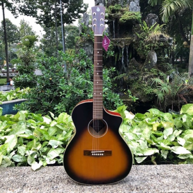 Đàn guitar acoustic SVA102- Tặng 7 phụ kiện