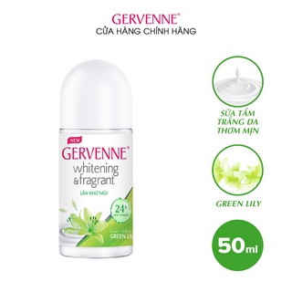 50ml - Lăn khử mùi Gervenne hương tươi mát dưỡng trắng, mịn da