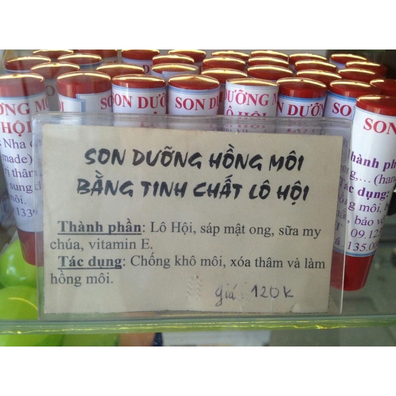 Son Dưỡng Hồng Môi Bằng Tinh Chất Lô Hội