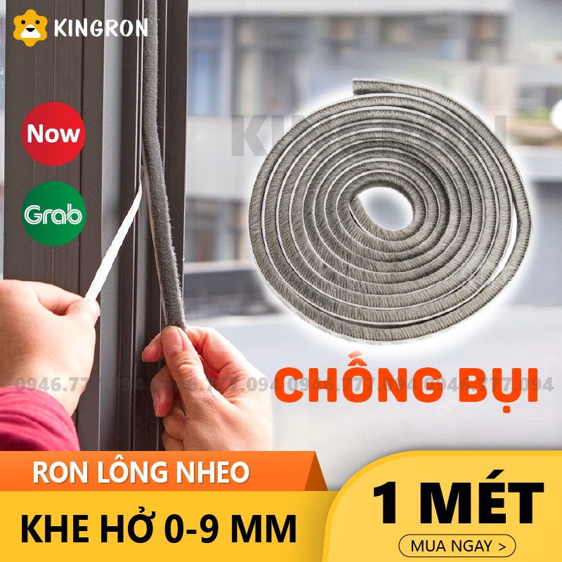 Ron lông nheo ⭐ Phớt lông chống KINGRON côn trùng dán khung cửa chặn khe hở ngăn bụi