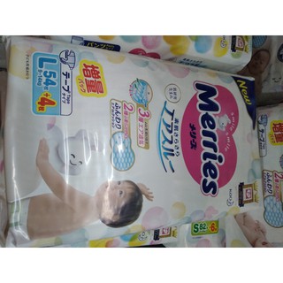 Bỉm quần merries size L44+6
