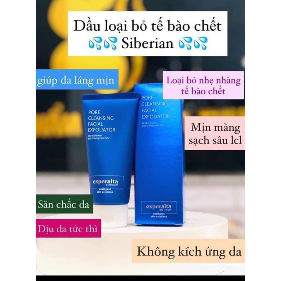 Dầu loại bỏ tế bào da chết Experalta Platinum Pore Cleansing Facial Exfoliator - Siberi
