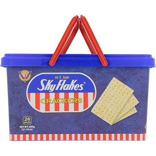 Chậu Ăn Kiêng Bánh Quy Sky Flakes Crackers (Hộp 600g)
