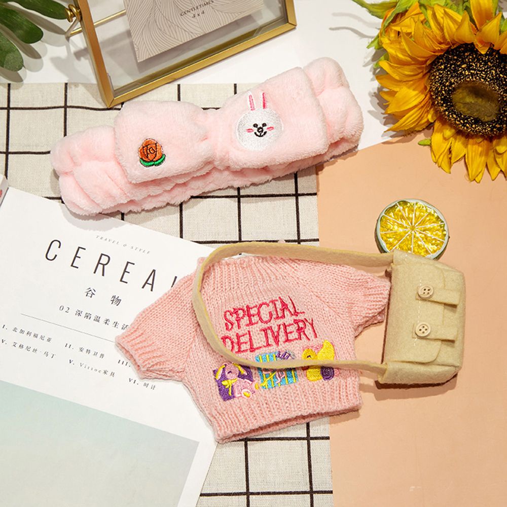 Bộ quần áo đồ chơi trang trí cho vịt vàng nhồi bông