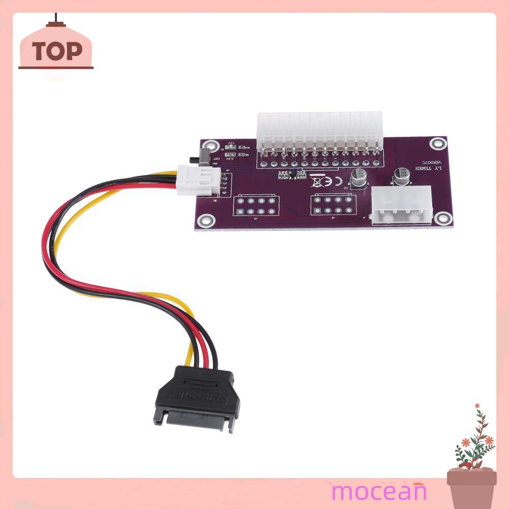 Mocean Bảng Mạch Khởi Động 24pin Atx + 4pin Ide Cho Máy Tính