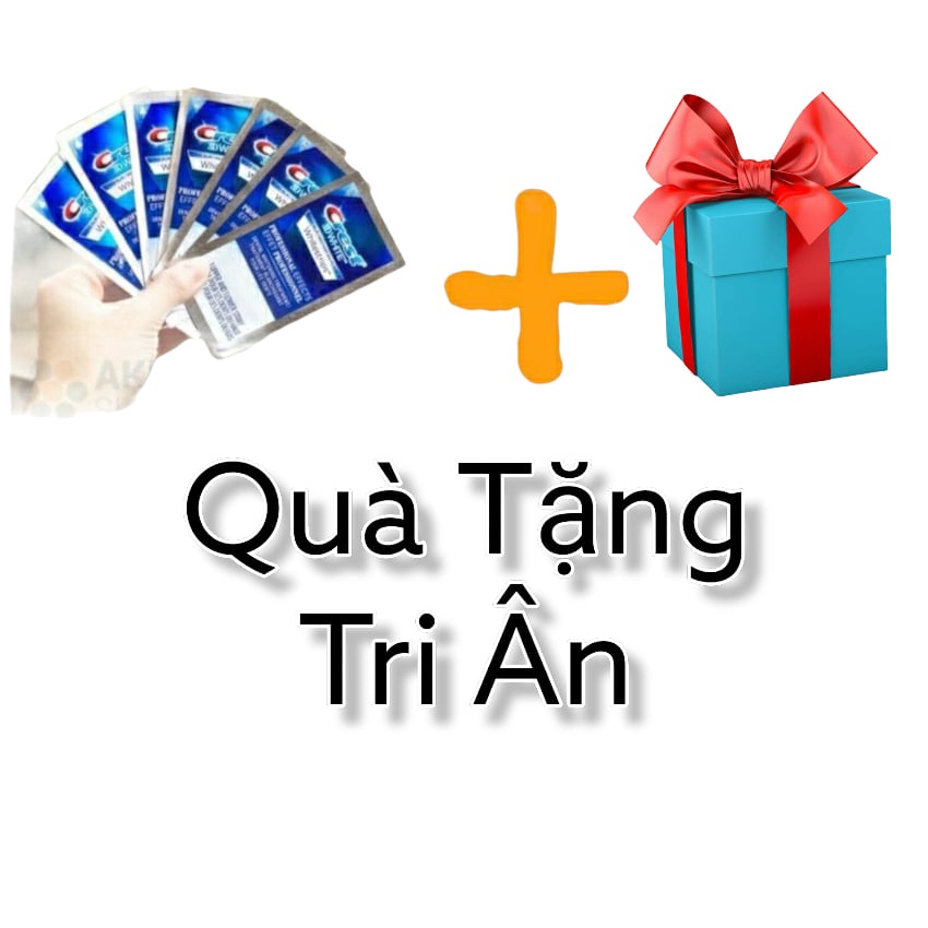 Miếng dán trắng răng ❤ FREESHIP (7 Gói-14 Miếng)  ❤ Liệu Trình 7 Ngày - gói dán trắng răng crest