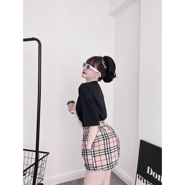 Set áo cotton gấu phối ren quần bí đùi xinh xắn