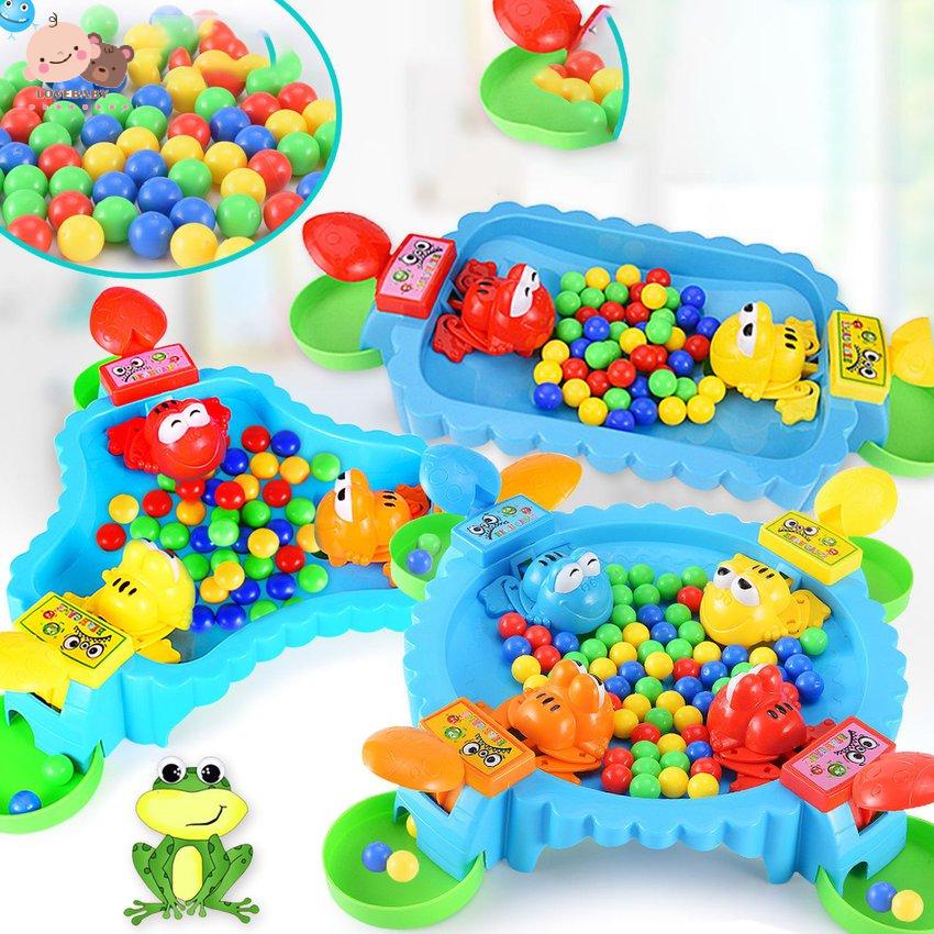 [HOT]Feeding Swallowing Beads Frogs Eating Beans Casual Brain Table Games Balls