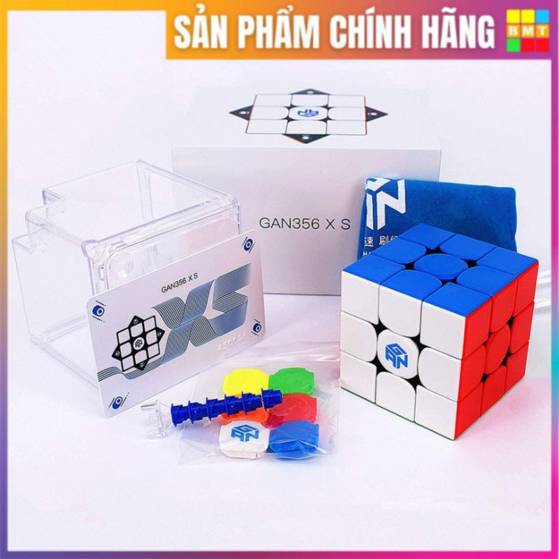 Rubik 3x3 GAN 356 XS, Rubic 3 Tầng Có Nam Châm, Đồ Chơi Thông Minh Cho Trẻ Em