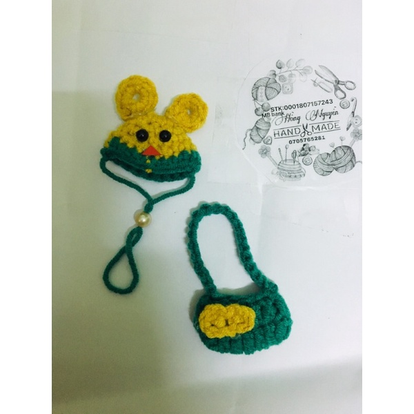 Sét mũ túi cho hamter