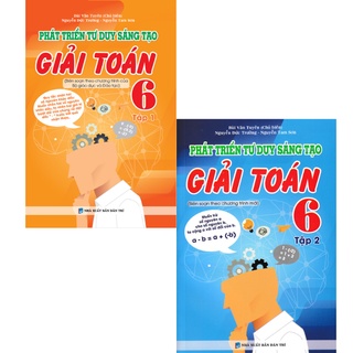 Sách - combo phát triển tư duy sáng tạo giải toán 6