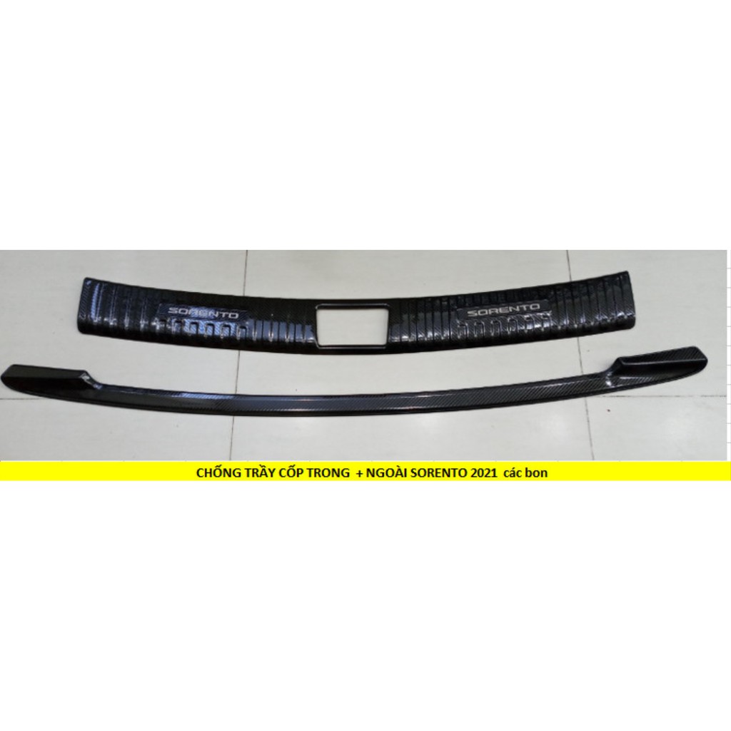 Chống Trầy Cốp KIA Sorento 2021 Hàng Carbon