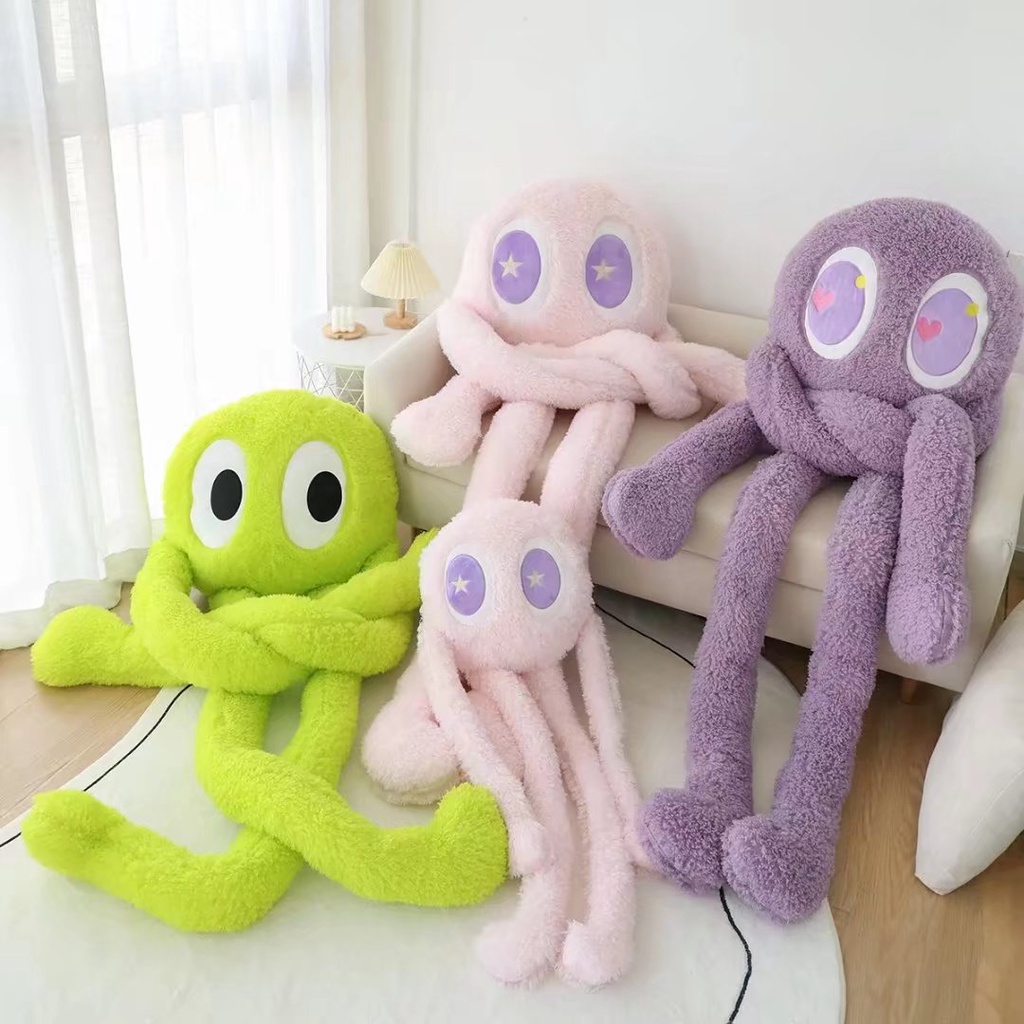 Đồ chơi nhồi bông Hình Bạch Tuộc Dễ Thương Cho Bé