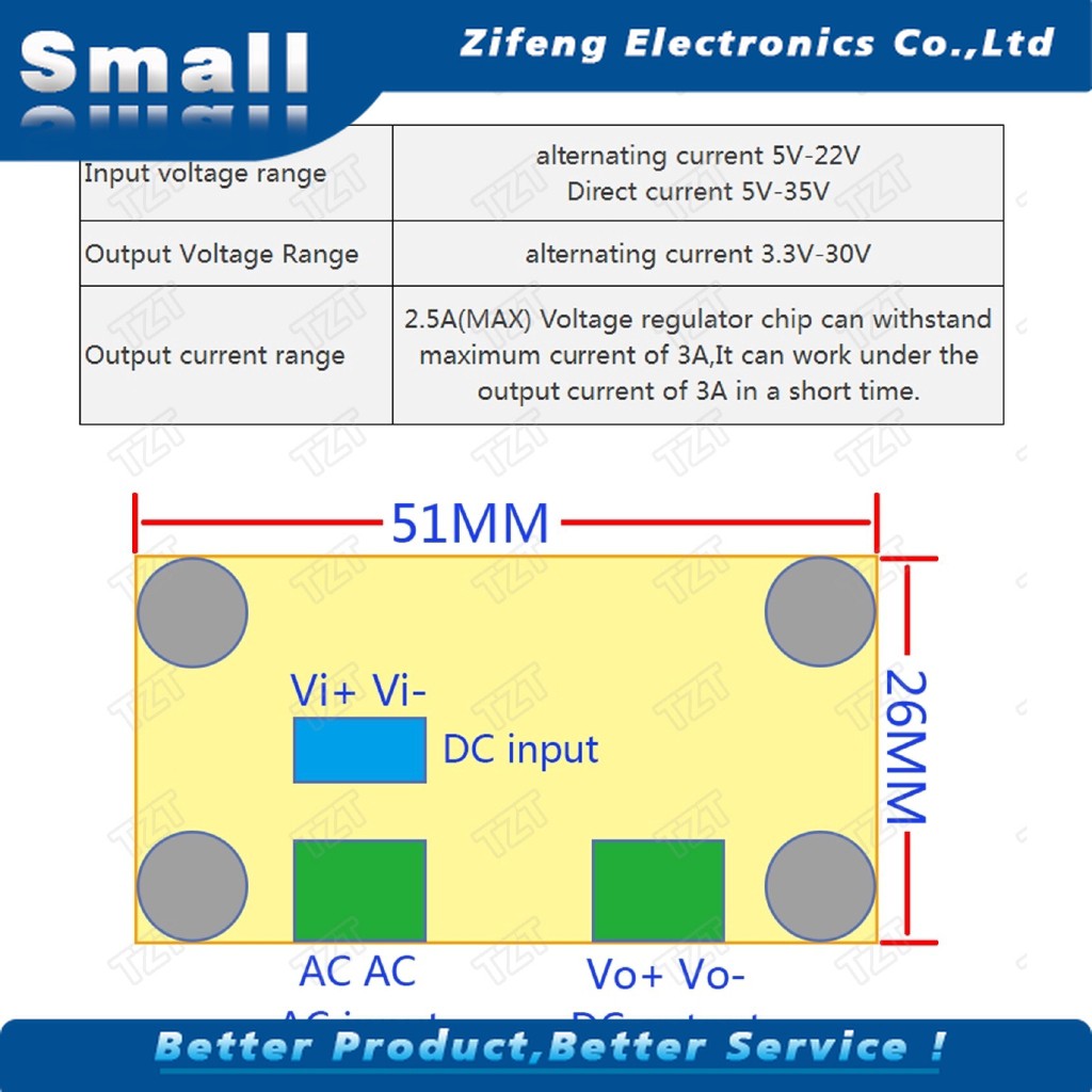 Mạch Giảm Áp - Hạ Áp LM2596HV AC 5V ~ 30V, DC 5V-50V sang DC 3.3V ~ 33V