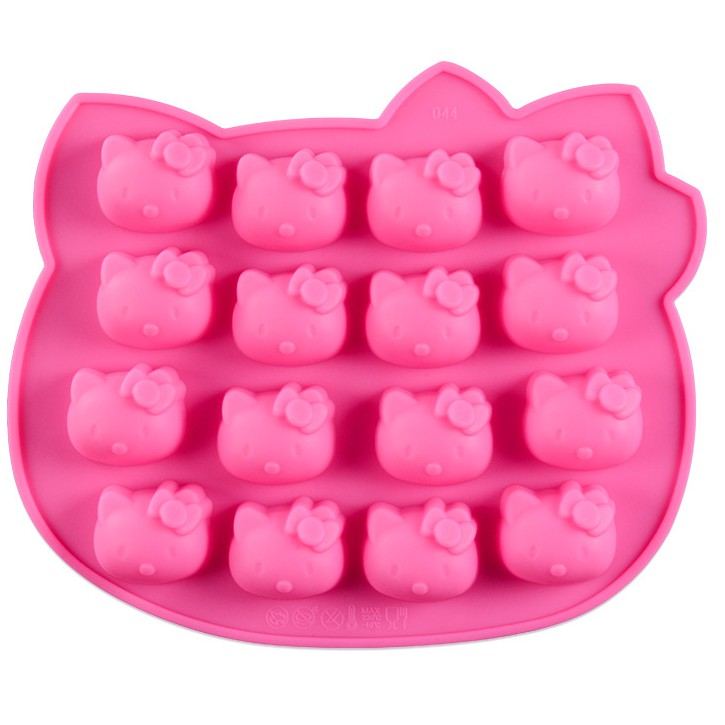 Khuôn silicon làm bánh hình mèo Hello Kitty