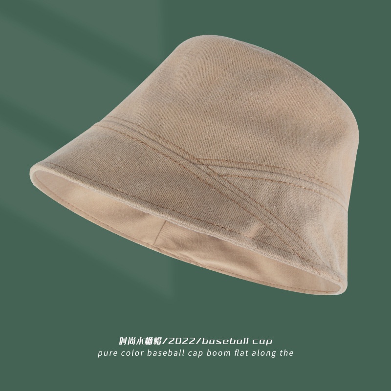 Mũ bucket kaki che mặt phong cách thời trang Hàn Quốc - Nalita shhop