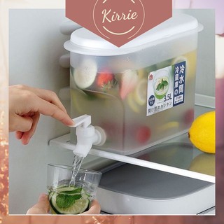 Bình đựng nước có vòi cỡ đại 3,5 lít, bình đựng detox, nước trái cây tủ lạnh