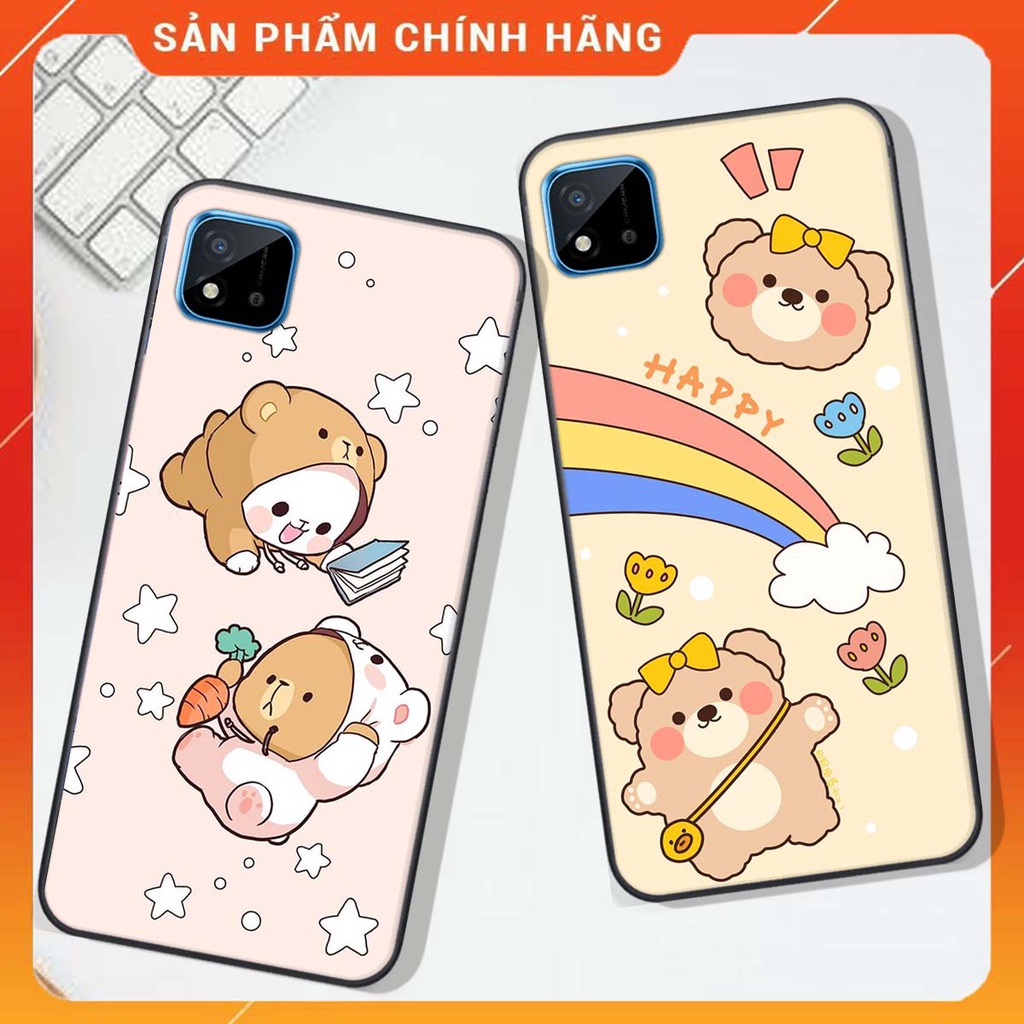 Ốp lưng Oppo REALME C20 in hình Gấu xinh xắn, Bò sữa đáng yêu,  ĐẸP -  RẺ - XINH - ĐỘC ĐÁO