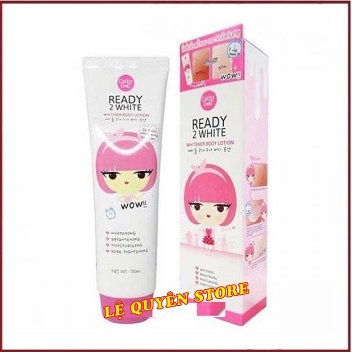 [ CHÍNH HÃNG ] 🍒Sữa Dưỡng Thể 🍒Trắng Da Ready 2 White Cathy Doll Whitener Body Lotion 150ml