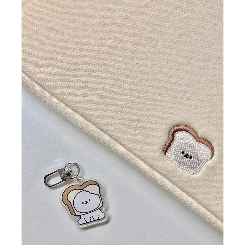 Túi Đựng Laptop Họa Tiết Bánh Mì Nướng Dễ Thương Cho Ipad Pro 11 12.9 ASUS 11 13 14 15 15.6 Inch