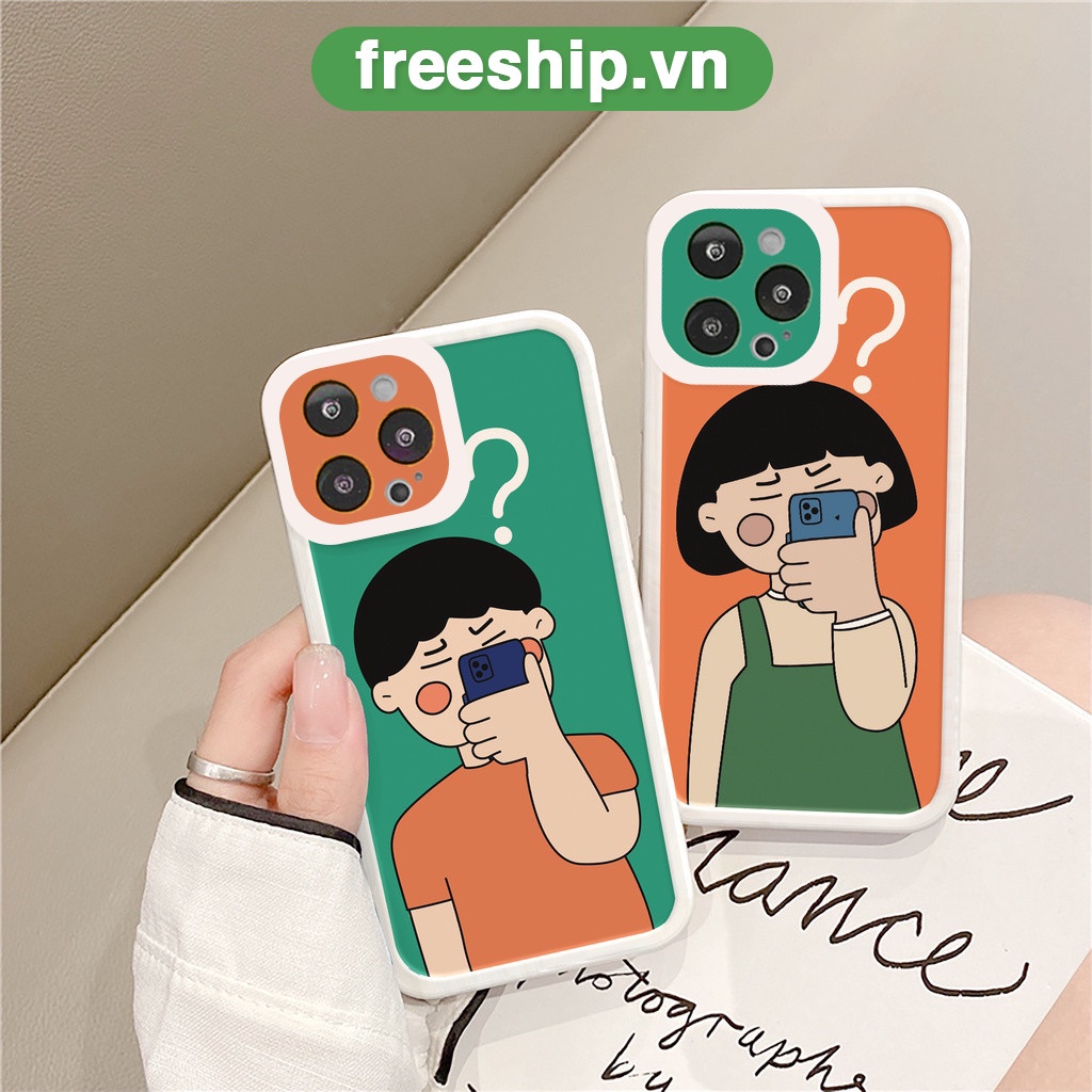 Ốp lưng iphone WhatWhat bóng cạnh vuông 6/6plus/6s/6splus/7/7plus/8/8plus/x/xr/xs/11/12/13/pro/max/plus/promax