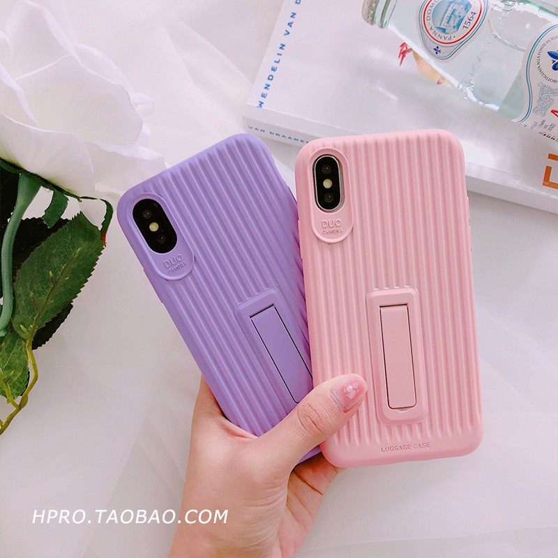 ỐP IPHONE Luggage Case tích hợp chân chống xem phim