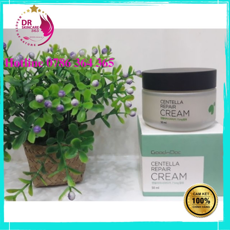 Kem Rau Má GoodnDoc Centella Repair Cream Dưỡng Ẩm Và Phục Hồi Da || hộp 50ml - Drskincare365 | BigBuy360 - bigbuy360.vn