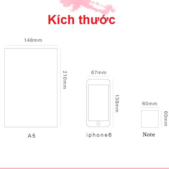 [Rẻ] Sổ ghi chú hình học sáng tạo [HN] [THS] [Đơn 50k tặng phần quà dễ thương]