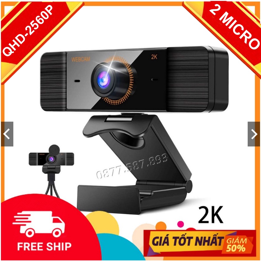 WEBCAM CAO CẤP COVID SERI - UHD 4K - 2 MIC -ZOOM VÂN TAY -USB 2.0- CHUYÊN DẠY HỌC- LIVESTREAM