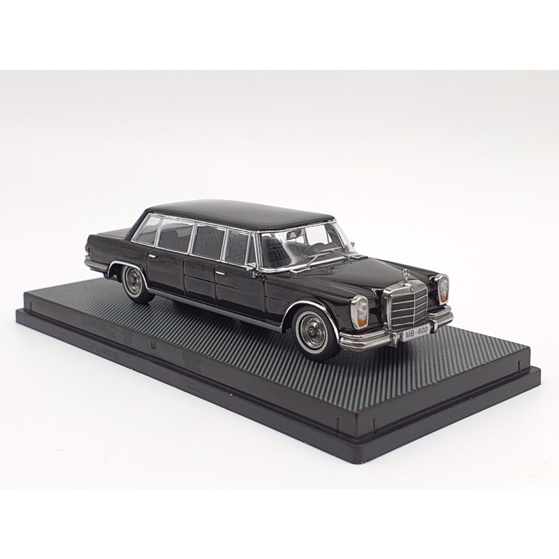 Xe Mô Hình Mercedes-Benz Pullman W100 1:64 YuanLi ( Đen )