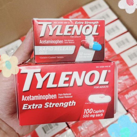 SẴN - Viên Uống TylenoI Mỹ 325 VIÊN 500MG - TY LE NOL US  290 Viên 650mg - 𝐓𝐘𝐋𝐄̂𝐍𝐎𝐋 𝐄𝐱𝐭𝐫𝐚 𝐒𝐭𝐫𝐞𝐧𝐠𝐭𝐡