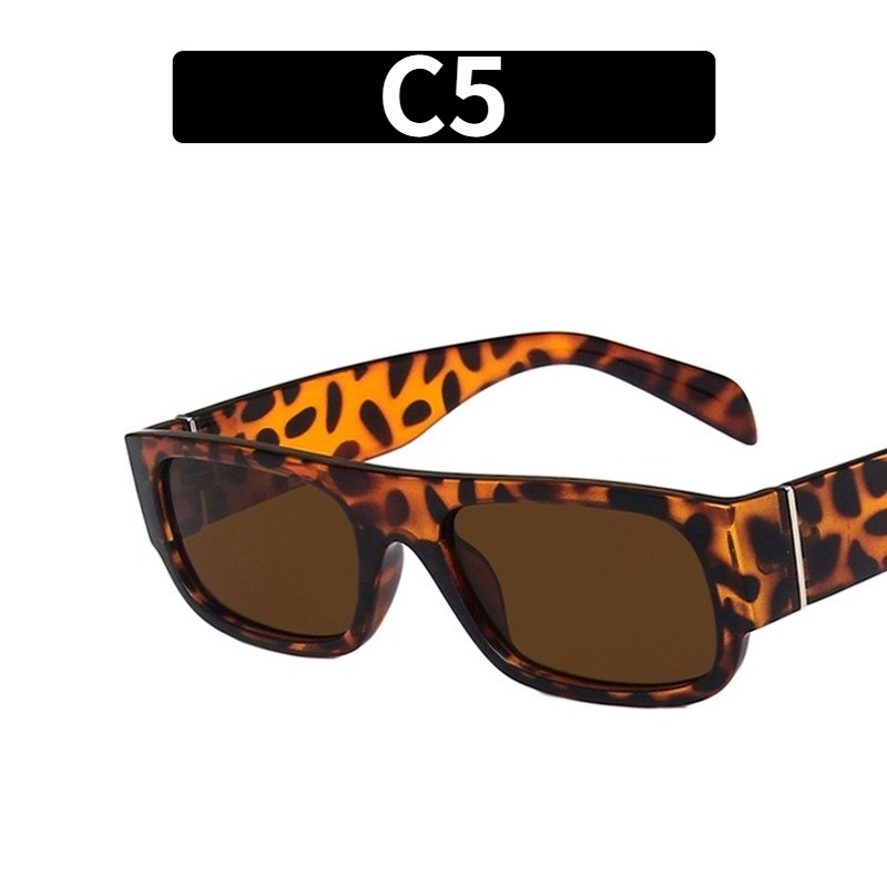 Kính Mát Gọng Vuông Nhiều Màu Chống Tia Uv Thời Trang Hàn Quốc Cổ Điển Cho Nữ