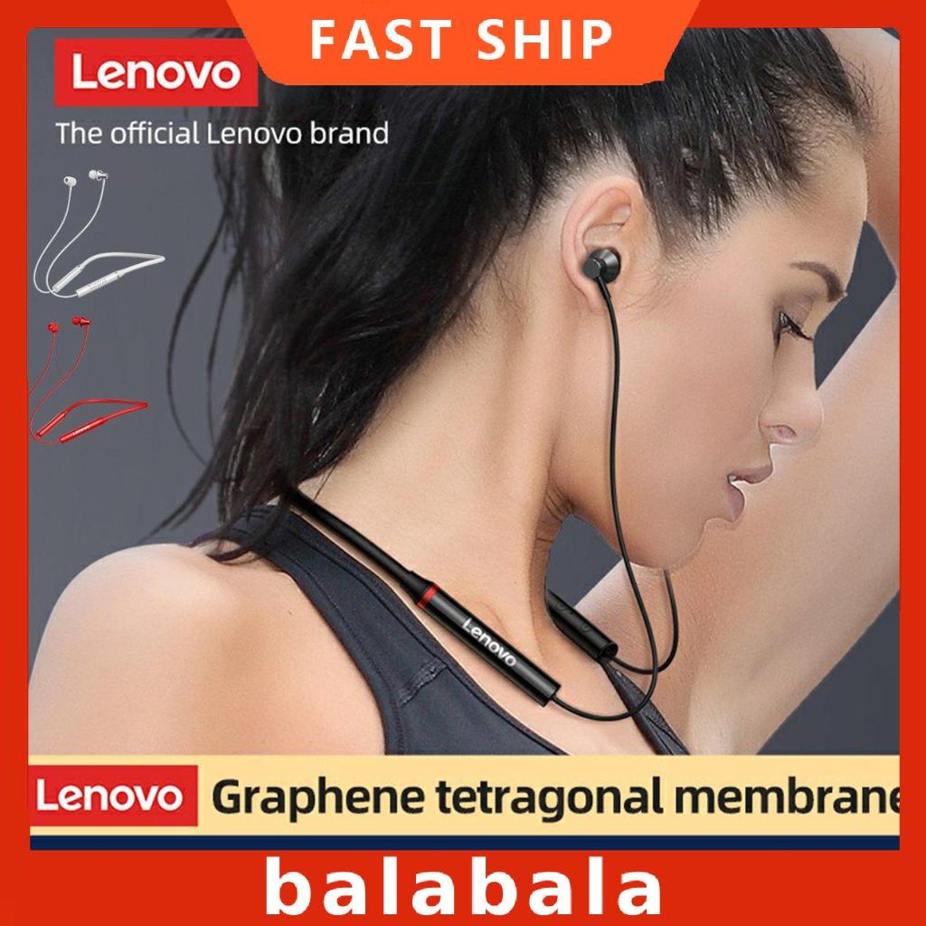 [BL]lenovo Wireless HE05X Earphones Waterproof Earbuds HiFi Sound Magnetic Earphones