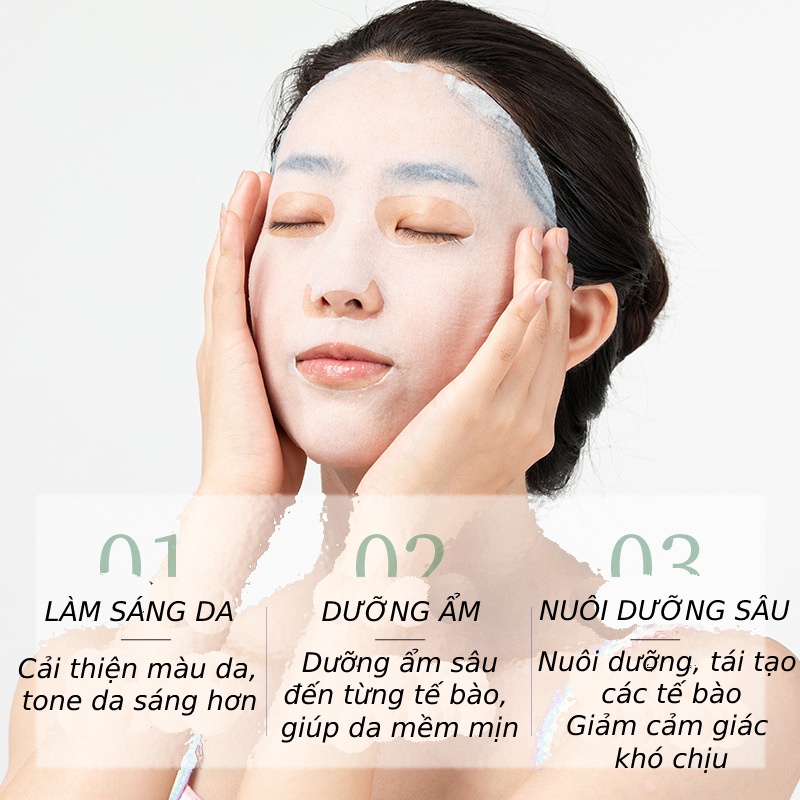 Mặt Nạ Dưỡng Da BIOAQUA tinh chất BƠ - cấp ẩm, ngừa mụn, phục hồi da - mask nội địa Trung