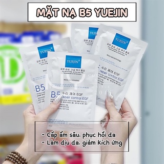 Mặt nạ b5 Yuejin repair control EGF giúp cấp ẩm phục hồi da dưỡng da căng bóng Hàn Quốc