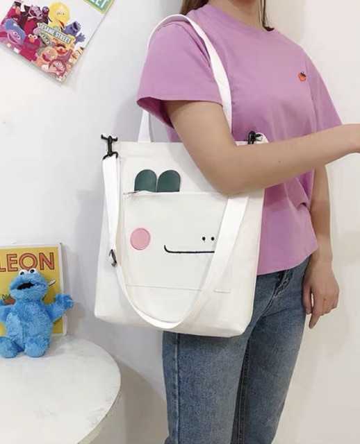 TOTE ĐEO 2 kiểu - Khủng Long TT02 đi học đi chơi
