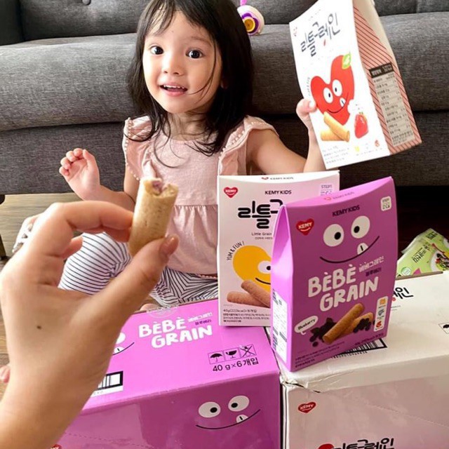 [ Date mới] Bánh xốp ống KEMY KIDS 3 vị thơm ngon - Cho bé yêu ăn dặm