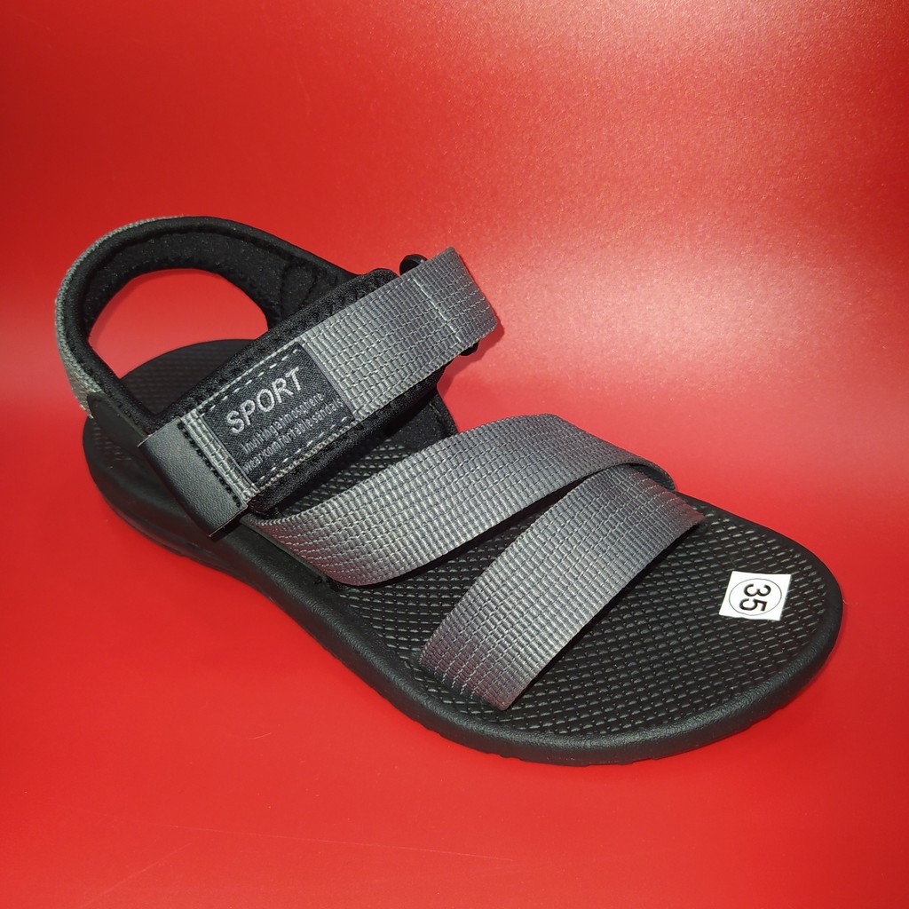 [Mã FASHIONT4WA2 giảm 10k đơn từ 50k] Giày Sandal Nữ Hiệu Rova - RV871G Xám