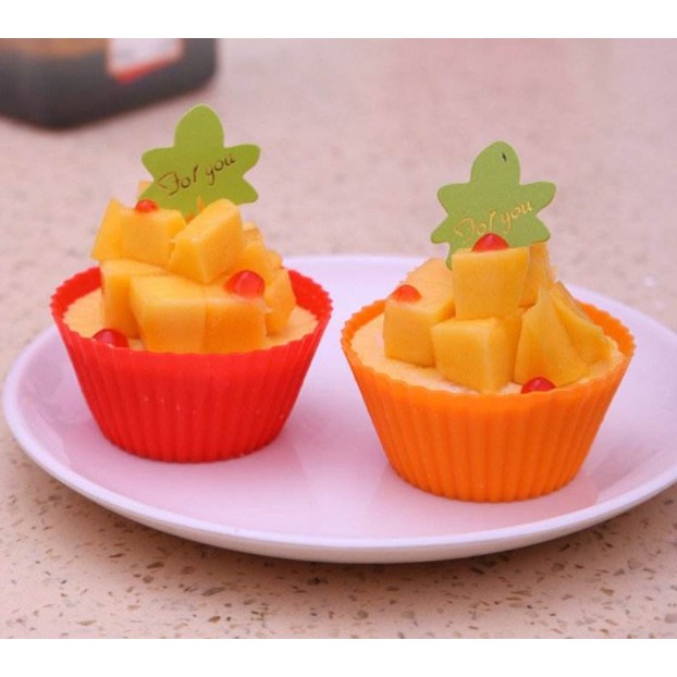 Khuôn silicone làm bánh muffin / cupcake tiện dụng