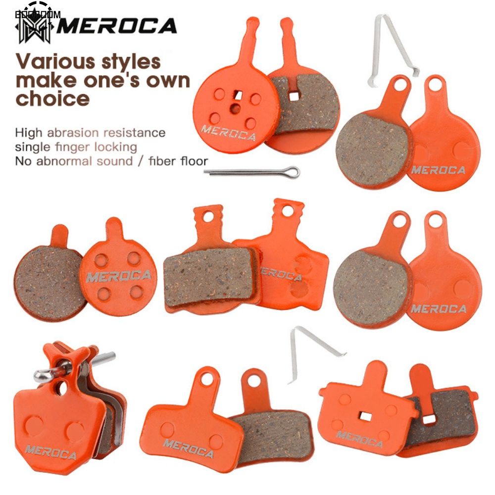 MEROCA Nhựa Đệm Phanh Phanh Xe Đạp DISC BRAKE Pads cho Shimano B01S SRAM AVID BB5/BB7 MTB phanh Pad 01B/01D/11E [Booboom]