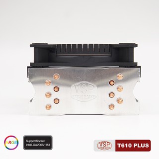 Quạt Tản Nhiệt CPU VSP Cooler T610 PLUS LED ARGB Sync