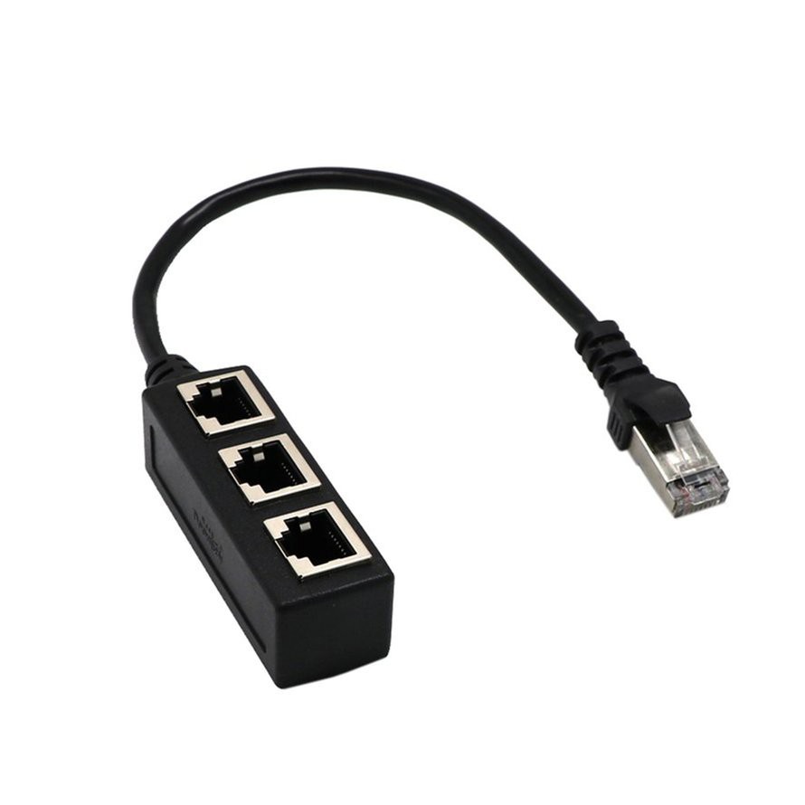 ⚡Dây Cáp Chia Cổng Mạng LAN RJ45 1 Male Sang 2 / 3 Female | BigBuy360 - bigbuy360.vn
