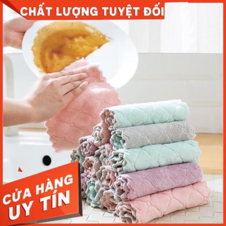 Sale Sốc -  Combo 10 khăn lau bếp siêu thấm hút. . Siroshop.